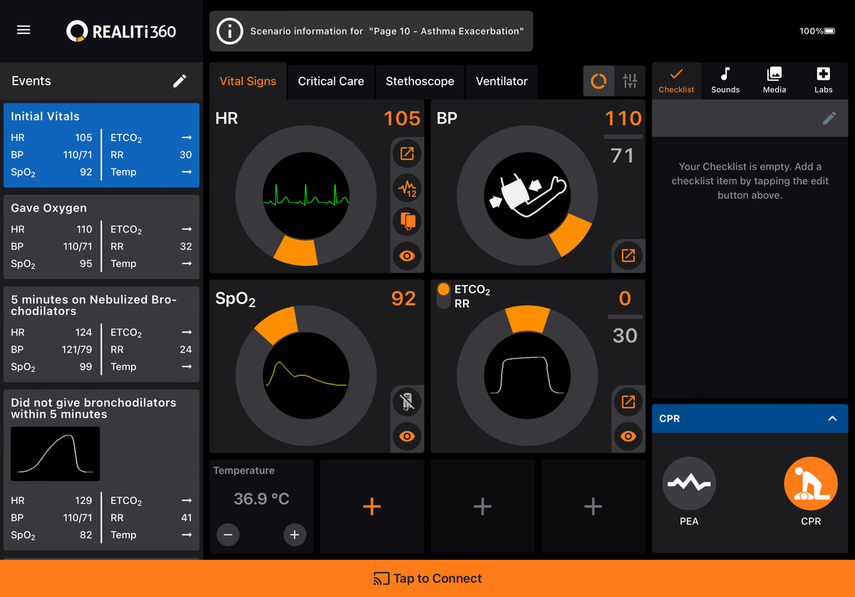 100 patient scenarios "Done For You" iSimulate REALITi 360 Integration *No Book*