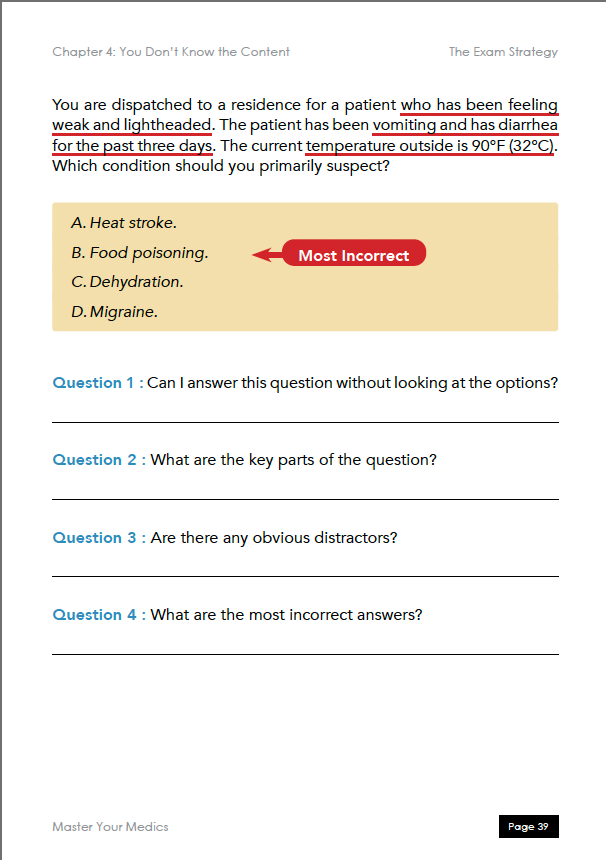 The Exam Strategy Workbook (Physical Book)