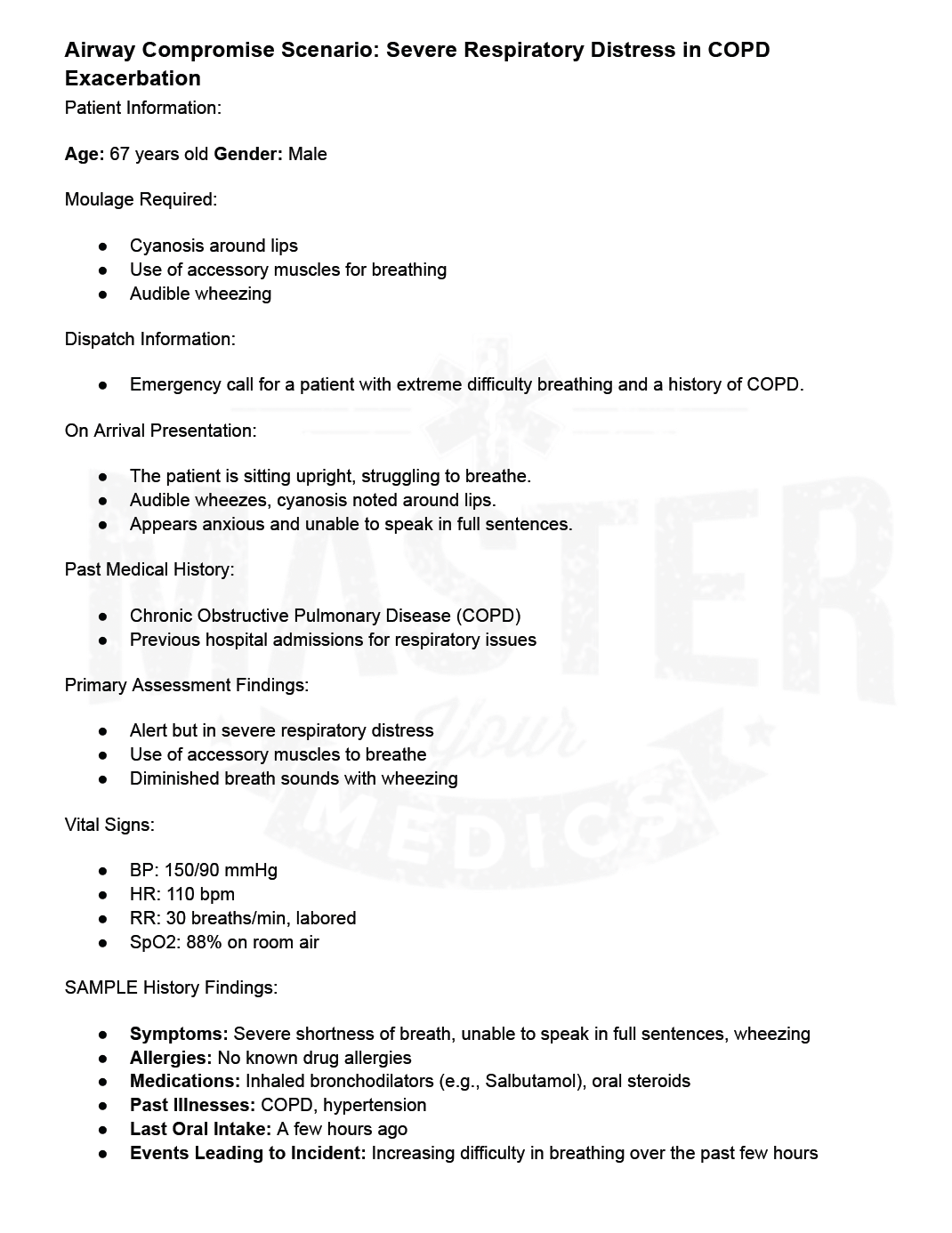 "25 Airway Scenarios: Mastering the Art of Airway Management" (E-Book)