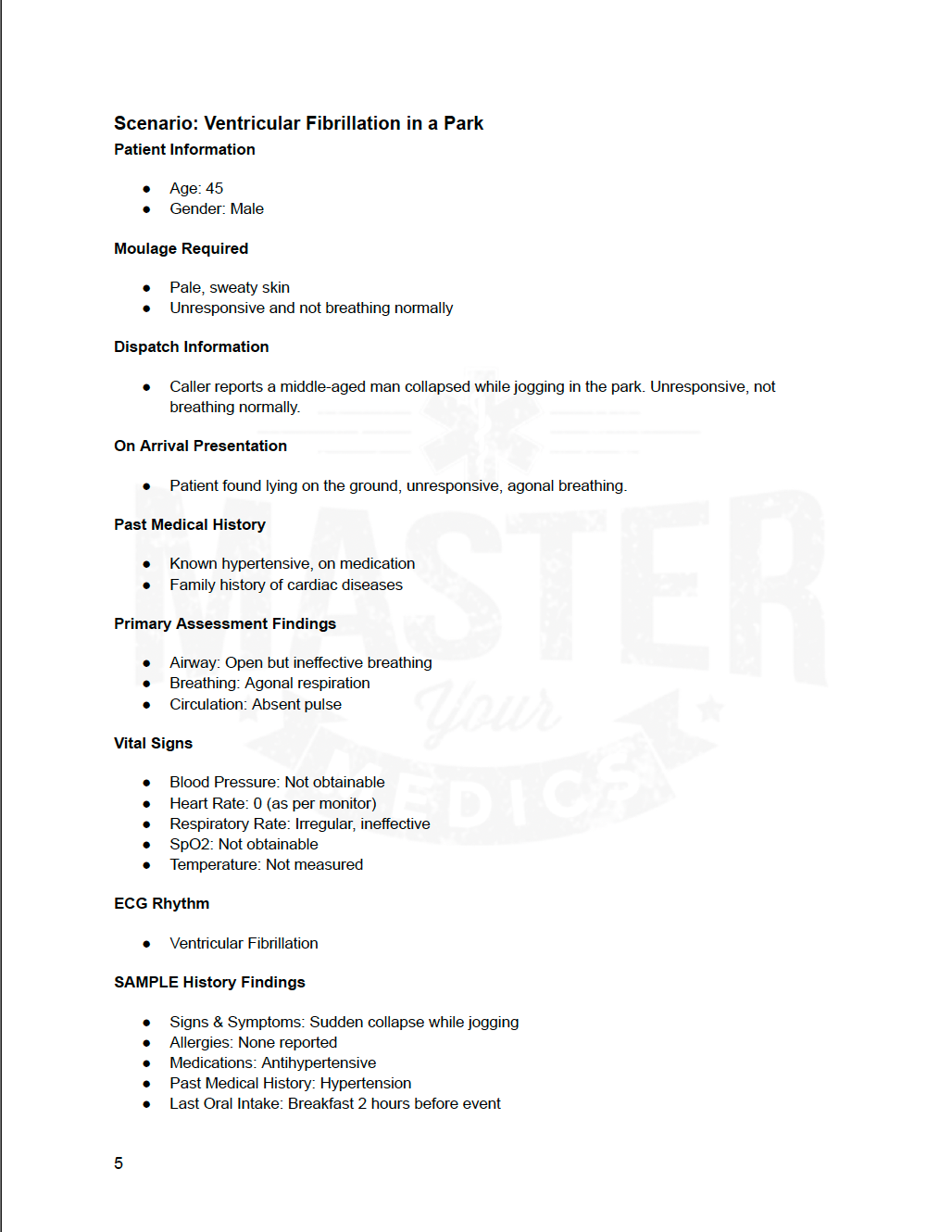 25 Cardiac Arrest Scenarios (E-Book)
