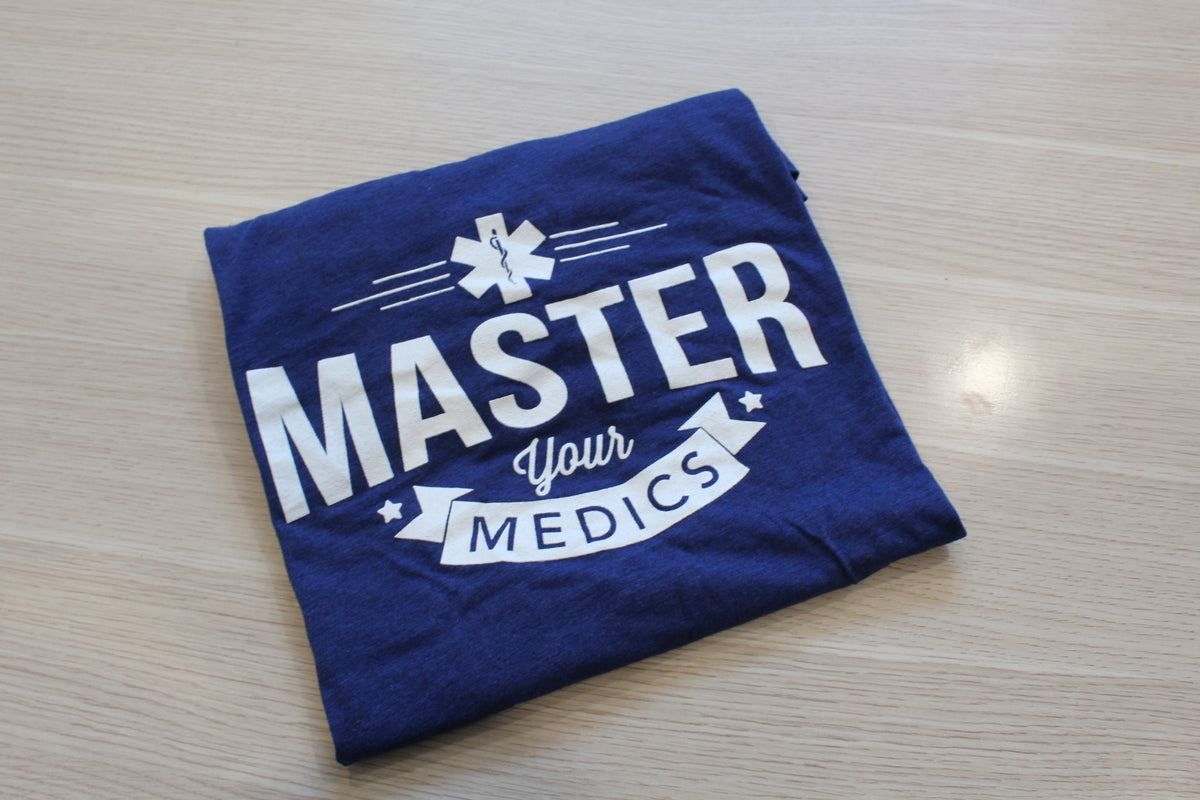 Blue Master your Medics Tee
